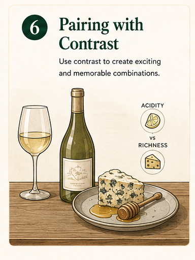 Pairing with contrast